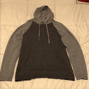 RVCA large hooded sweater.